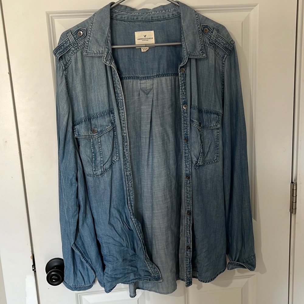 American Eagle Denim Shirt
